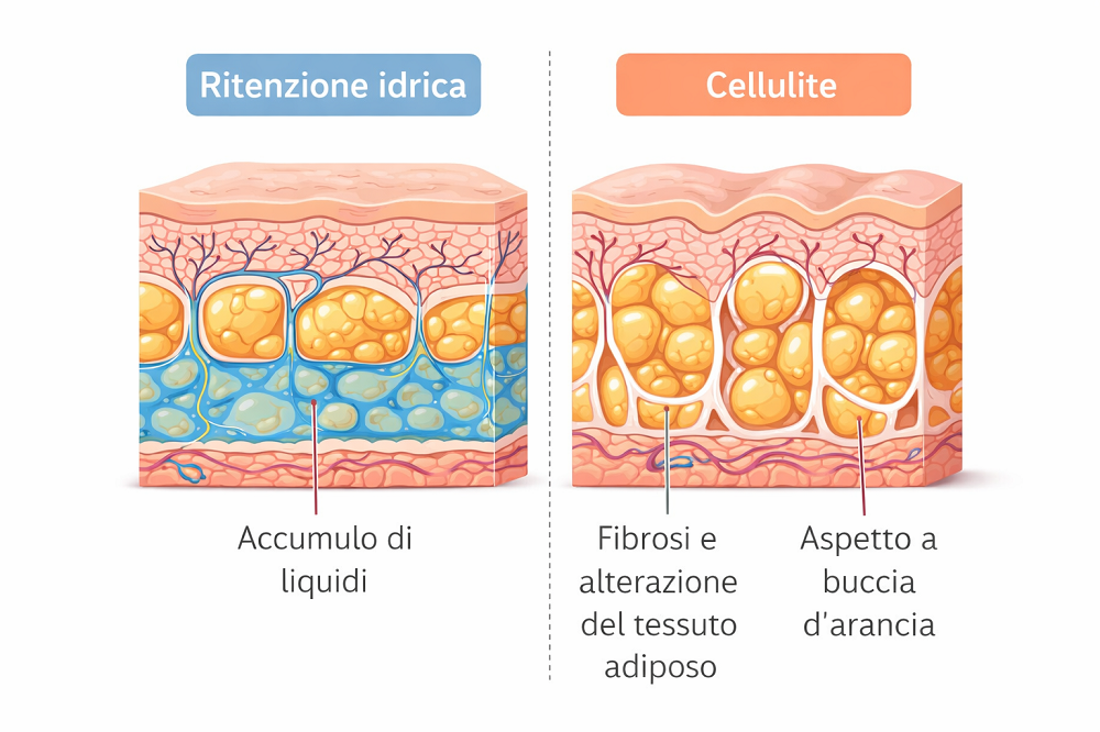 differenza-ritenzione-idrica-cellulite-pearlage